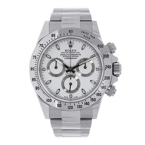 rolex women's white face|Rolex 116520 white.